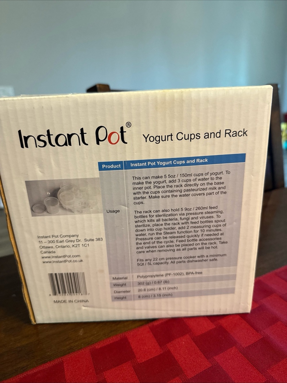 Yogurt Cups and Rack - White - Picture 2 of 5